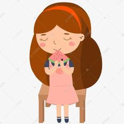 小板凳坐着吃瓜,共享夏日吃瓜乐趣